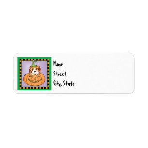 Etiket van Halloween Cavalier