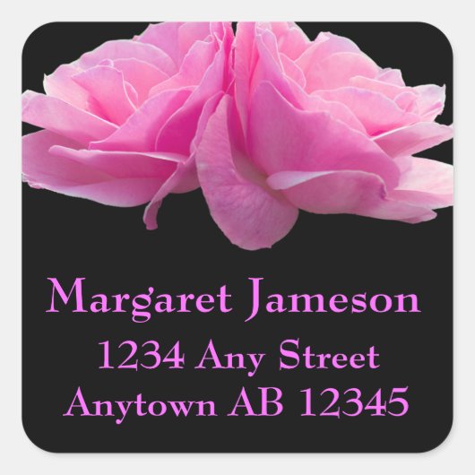 Etiket van het Adres van de Terugkeer van het (Voorkant)