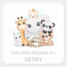 ETIKET VAN HET BOEK: KUSTBABY-DIEREN