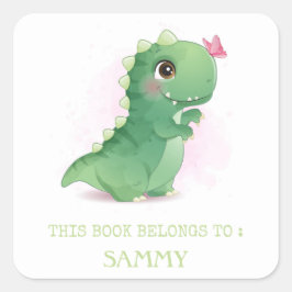 ETIKET VAN HET BOEK: KUSTDINOSAUR