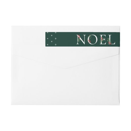 Etiket van het flesisch toegevoegd NOEL-logo (Achterkant)