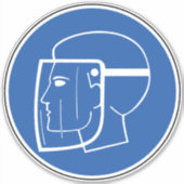 ETIKET VAN HET GEVARENSYMBOOL VAN HET DRAAG GELAAT STICKER (Voorkant)