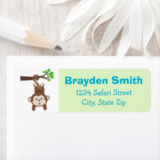 Etiket van het primaire terugkeeradres (Insitu)