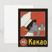 etiket van het product, Russisch warme chocolade  (Voorkant / Achterkant)