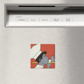 etiket van het product, Russisch warme chocolade Magneet (Insitu (Vaatwasser))