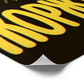 etiket van het product, Russisch warme chocolade Poster (Hoek)