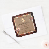 Etiket van houtarek Etiket op houtarek Butterts Lo (Envelop)