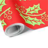 ETIKET VAN LEAF EN BERRIE CADEAUPAPIER (Rol Hoek)