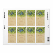 Etiket van sleepgin-fles (Full Sheet)