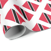 Etiket van Trinidad en Tobago voor verpakkingspapi Cadeaupapier (Rol Hoek)