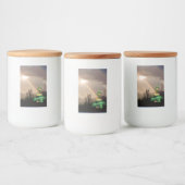 Etiket van voedselcontainer 2x3 van regenboog (Flessen)