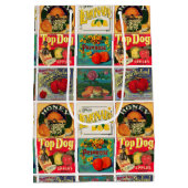  etiket van vruchten medium cadeauzakje (Achterkant)