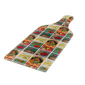 etiket van vruchten snijplank (Hoek)