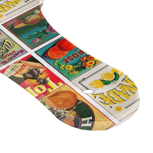 etiket van vruchten snijplank (Hoek)