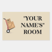 Etiket verhuisdoos -  (Voorkant)