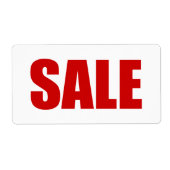 ETIKET VERKOOP (Voorkant)