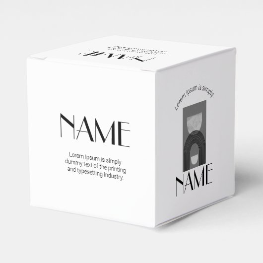 etiket verpakking - cadeau voor wijn luxe bedankdoosjes (Voorkant Zijde)