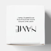 etiket verpakking - cadeau voor wijn luxe bedankdoosjes (Bovenkant)