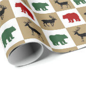 Etiket verpakkingspapier voor landdieren cadeaupapier (Rol Hoek)