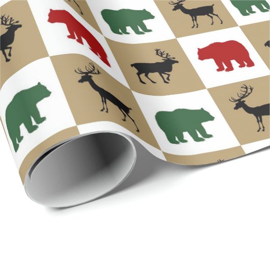 Etiket verpakkingspapier voor landdieren cadeaupapier (Rol Hoek)