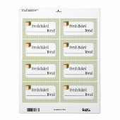 Etiket vers gebak product (Full Sheet)