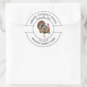 Etiket verse kalkoeneieren (Tas)