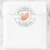 Etiket verse kippeneieren (Tas)