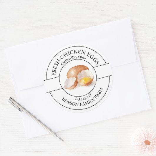 Etiket verse kippeneieren (Envelop)