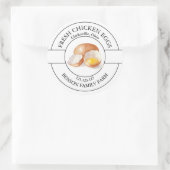 Etiket verse kippeneieren (Tas)