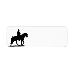 Etiket verzameld adres paard