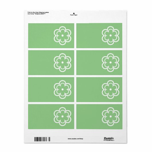 Etiket verzendadres (Full Sheet)