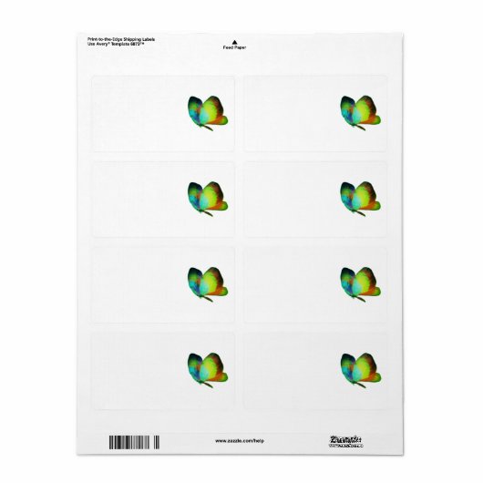 Etiket verzendadres (Full Sheet)