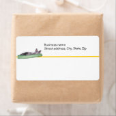 Etiket - Verzending - Lazy Cat (Insitu)