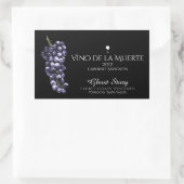 Etiket vino de la muerte (Tas)