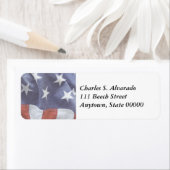 Etiket vlaggenadres Verenigde Staten (Insitu)