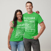 Etiket voedingsffecten t-shirt (Unisex)