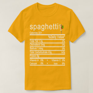 Etiket voedingsffecten t-shirt