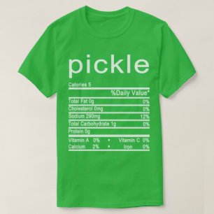 Etiket voedingsffecten t-shirt