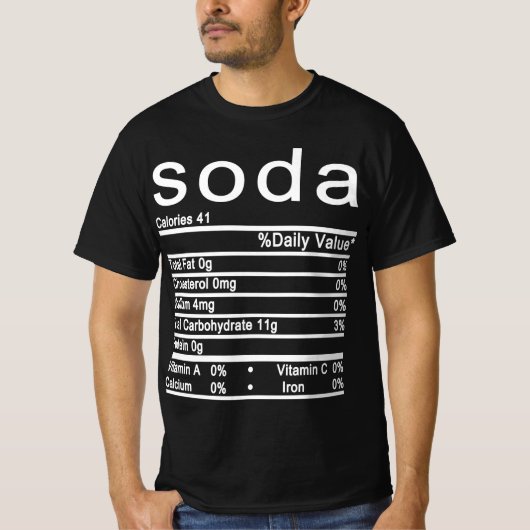 Etiket voedingsffecten t-shirt (Voorkant)