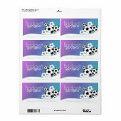Etiket Voetbal Mitzvah (Full Sheet)