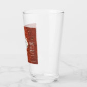 Etiket vogelbaars glas (Links)
