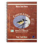 Etiket vogelbaars notitieboek (Voorkant)