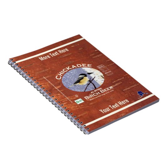 Etiket vogelbaars notitieboek (Rechterzijde)