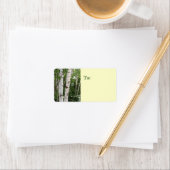 Etiket vogelboom (Insitu)