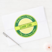 Etiket voor aangepaste tekst uit de Mideeuw met po (Envelop)