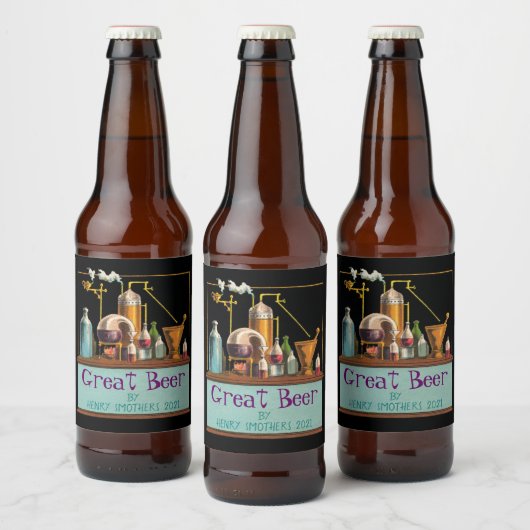 Etiket voor alchemist Brewmaster