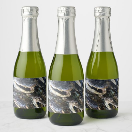 Etiket voor alligatorflesje (Flessen)