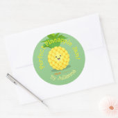 Etiket voor anananas van cartoon van appelsap (Envelop)