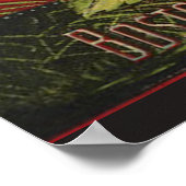 Etiket voor Antiek groenten uitsteken Poster (Hoek)