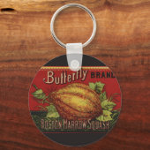 Etiket voor Antiek groenten uitsteken Sleutelhanger (Voorkant)